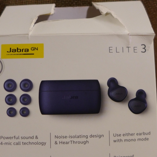 3083 - Jabra Wireless Earbuds - Elite 3   (262-673)  * This lot is subject to vat