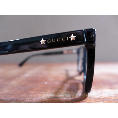 3106 - Gucci Black Plastic Glasses (model no.:- GG0268O), original RRP £179.77 + VAT, (258-257)   * This lo... 