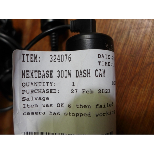 3107 - Nextbase 300W Dash Cam (262-200)  * This lot is subject to vat