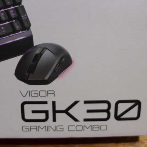 3128 - Msi Gaming Keyboard & mouse Vigor GK30 combo   (262-247)  * This lot is subject to vat