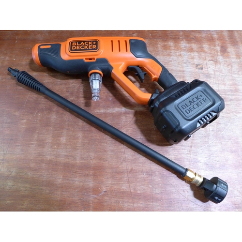 3129 - B&D 18V Pressure Washer cordless - No Battery (Model: BCPC18D1-GB) (262-626)  * This lot is subject ... 