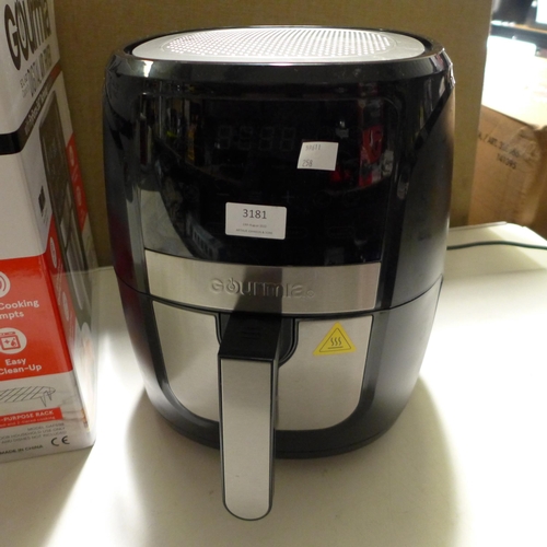 3181 - Gourmia Air Fryer, (258-183)   * This lot is subject to vat