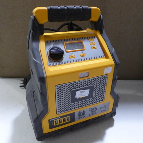 3189 - Cat Jump Starter 1200 Amp (model no.: CJ1000DXT), (258-377)   * This lot is subject to vat