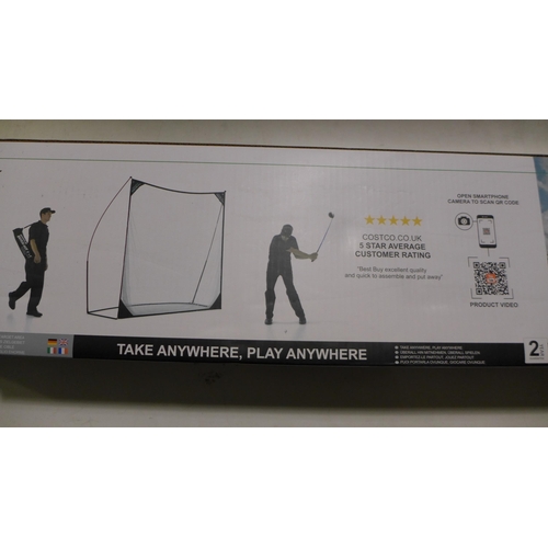 3210 - Quickplay Golf Net portable practice net (262-638)  * This lot is subject to vat