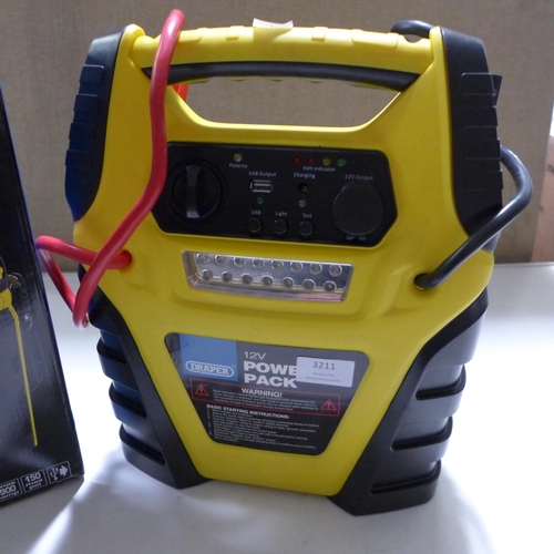 3211 - Draper Jump Starter 900Am (262-660)  * This lot is subject to vat