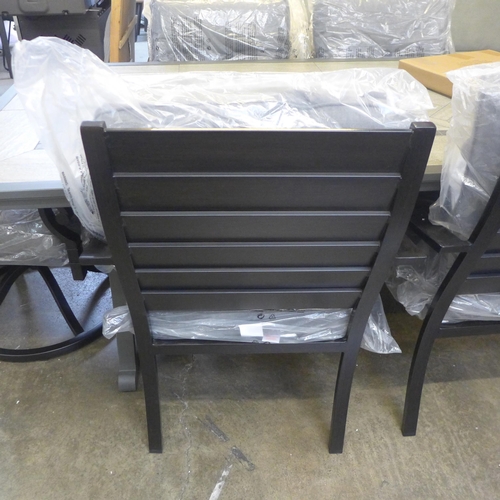 1594 - A 7 piece Cushioned outdoor Dining Set and two additional chairs (4123-18)   * This lot is subject t... 