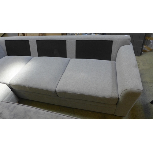 1638 - Thomasville Langdon sofa with ottoman - missing cushions, Original RRP £2083.33 + vat (4122-8)  * Th... 