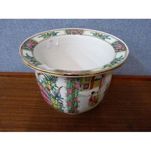 335 - An oriental famille rose porcelain jardiniere