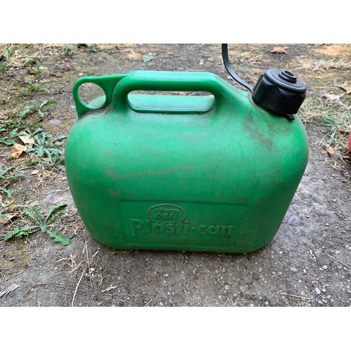 2127 - Three petrol cans (one spout)