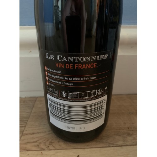 2195 - Six bottles of Le Cantonnier 75cl French red table wine