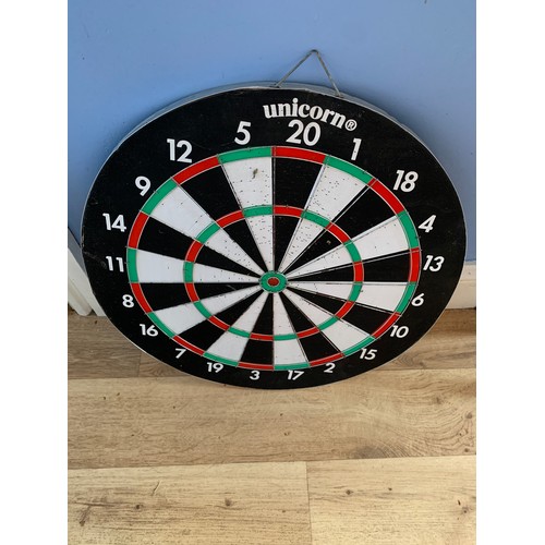 2220 - Lightly used Unicorn dartboard