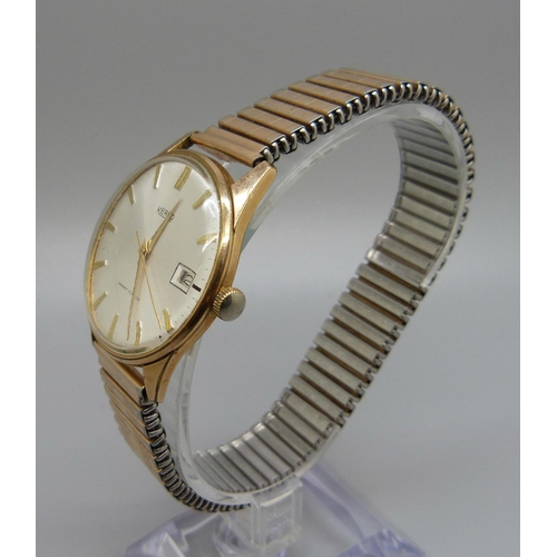 1018 - A Kered Diashock 17 Jewels wristwatch