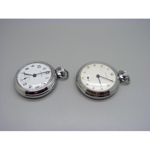 1053 - Two Ingersoll pocket watches