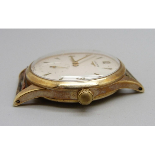 1062 - A 9ct gold cased Longines wristwatch, 32mm case