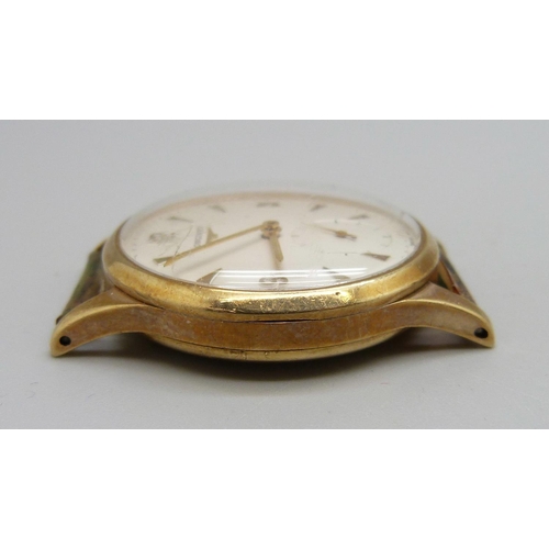 1062 - A 9ct gold cased Longines wristwatch, 32mm case