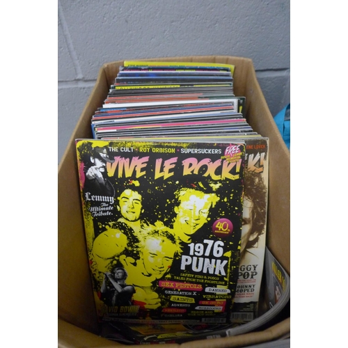 1131 - A large collection of music magazines, mostly Vive La Rock and others