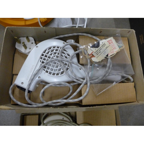 1141 - Two vintage Morphy Richards hair dryers and four Calor hood hair dryers, display only**PLEASE NOTE T... 