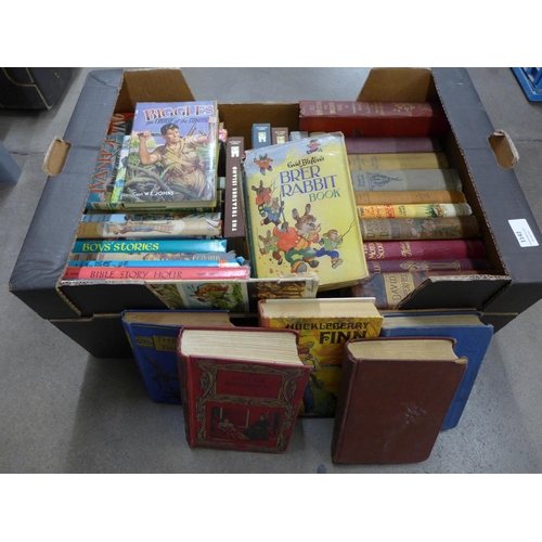 1142 - A box of hardback fiction books