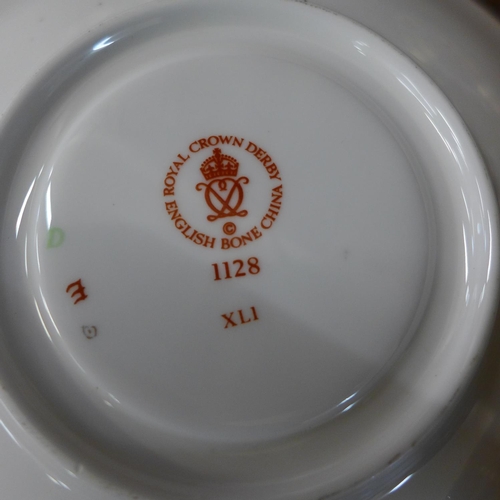 688 - Royal Crown Derby tea ware, six cups, saucers and side plate (18)  **PLEASE NOTE THIS LOT IS NOT ELI... 