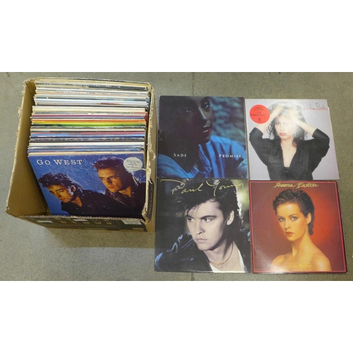 729 - Fifty 1980's pop records