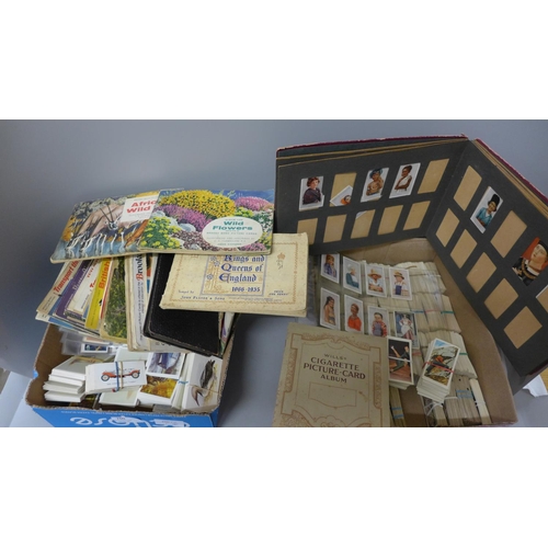 760 - A large collection of cigarette cards