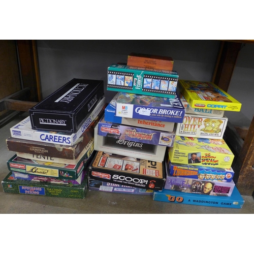 774 - A collection of twenty-three vintage board games, complete