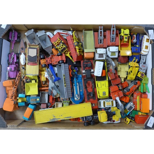 778 - A collection of Matchbox die-cast cars, playworn