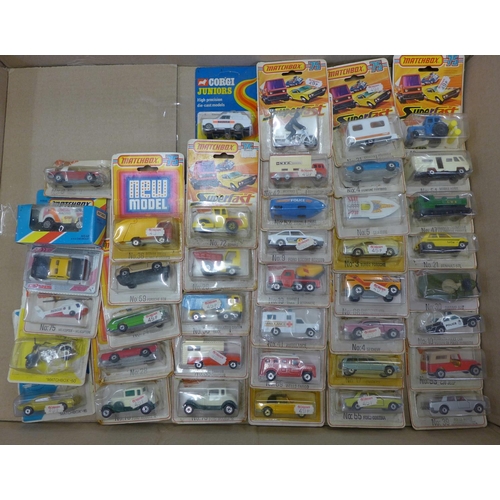 780 - A collection of Matchbox and Corgi model vehicles, boxed