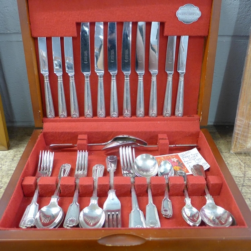 791 - A canteen of stainless steel cutlery