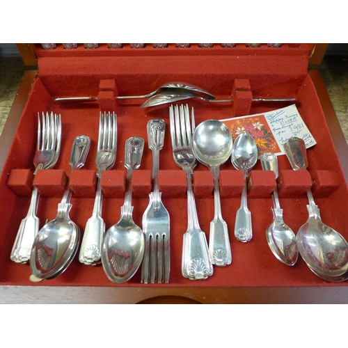 791 - A canteen of stainless steel cutlery