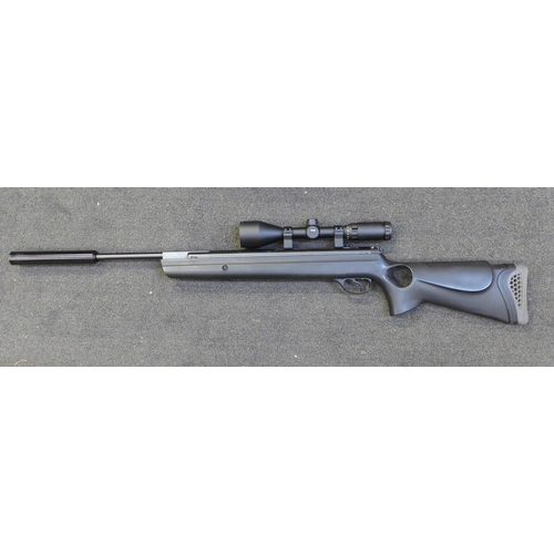 802 - A Hatsan model 8SX .22 air rifle with A65 3x9-50mm mil. scope