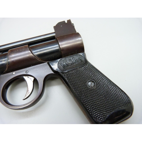 803 - The Webley 'Junior' air pistol, .177 calibre, boxed