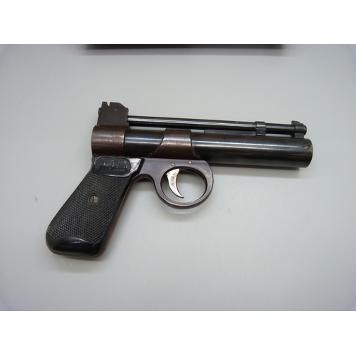 803 - The Webley 'Junior' air pistol, .177 calibre, boxed