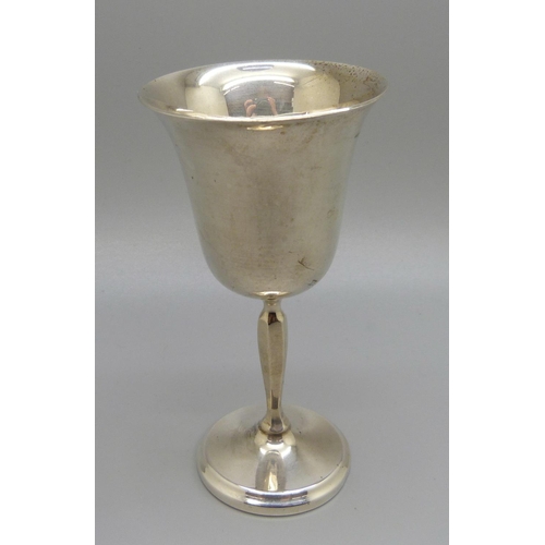 808 - A silver wine goblet, Birmingham 1979, 65g