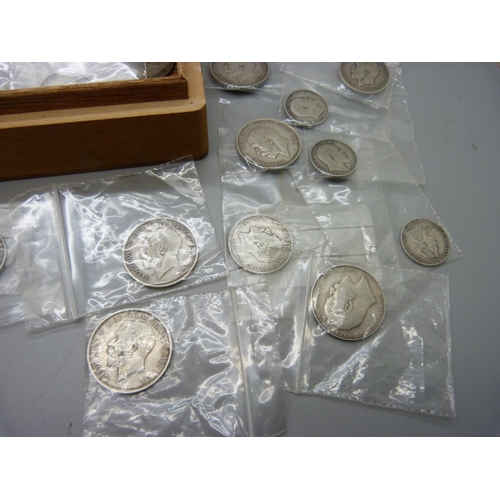 862 - Silver coinage, mainly pre 1920, 963g