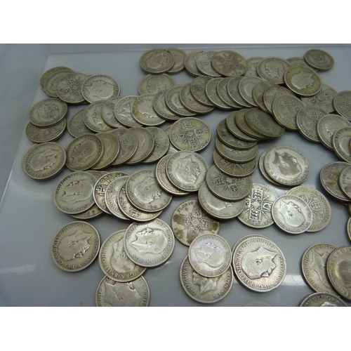 864 - A collection of 1920 to 1946 silver coins, 1kg