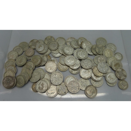 865 - A collection of 1920 to 1946 silver coins, 1kg