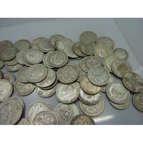 865 - A collection of 1920 to 1946 silver coins, 1kg