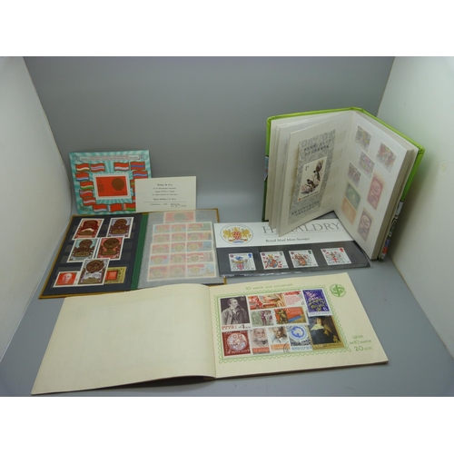 914 - A collection of stamps,  mainly Soviet era Russian stamps