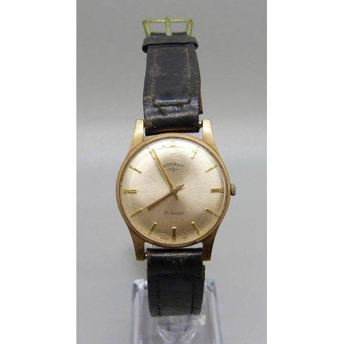 937 - A 9ct gold Rotary wristwatch