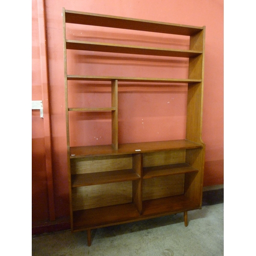 100 - A teak room divider