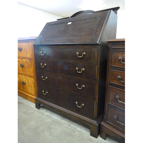 109 - An Edward VII mahogany bureau