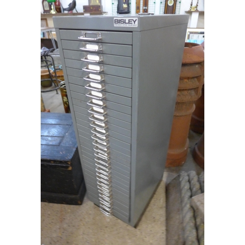 253 - A Bisley 30 drawer filing cabinet