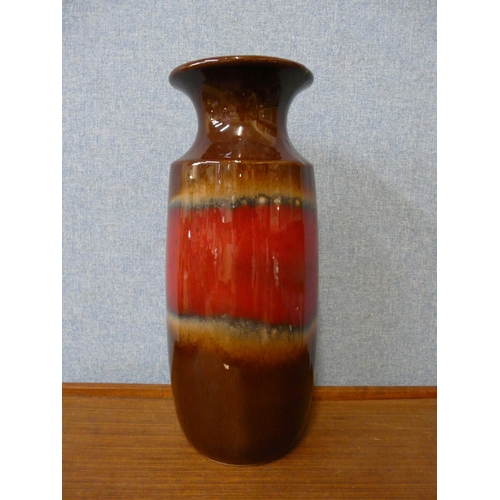 339 - A West German brown glazed vase