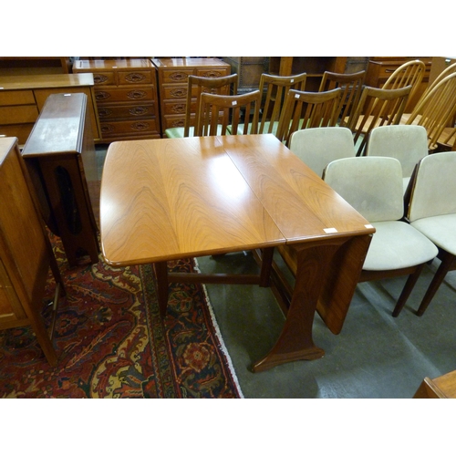 63 - A G-Plan Fresco teak drop leaf table