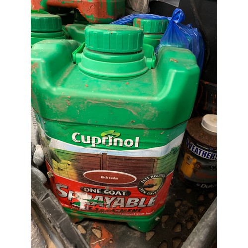 2081 - 30 litres of Cuprinol timbercare paint