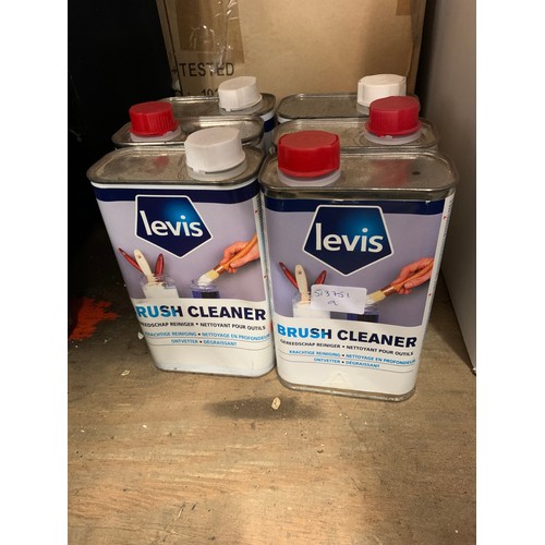 2082 - 6 litres of Levis paint brush cleaner