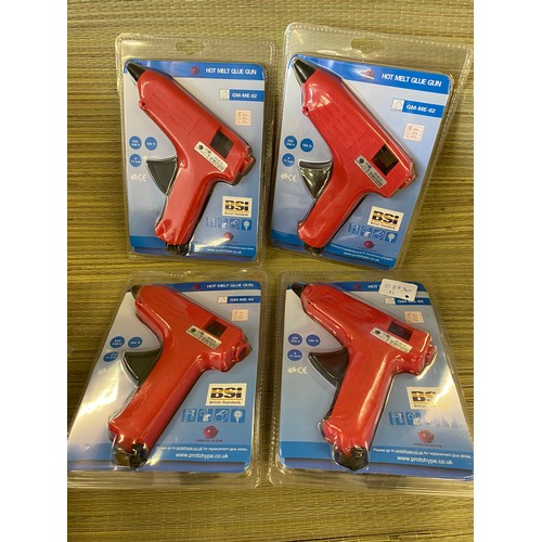 2111 - Four 40W glue guns with 11mm glue sticks, sealed