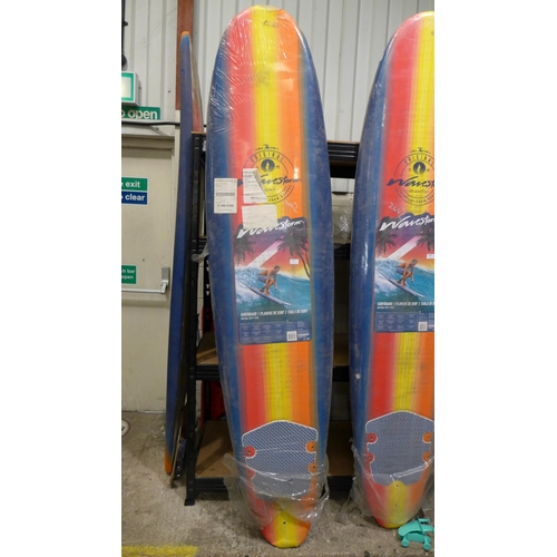 3062 - Wavestorm 8ft Surfboard, original RRP £74.98 + VAT (264Z-55) * This lot is subject to VAT