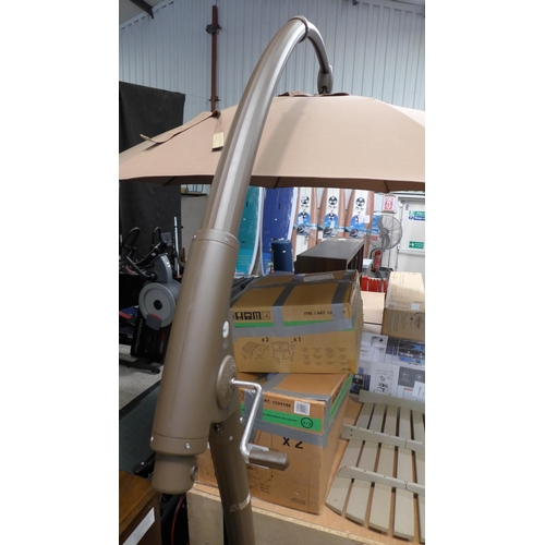 3086 - 11ft ProShade Cantilever Umbrella with Base, original RRP £499.99 + VAT (263Z-10)   * This lot is su... 